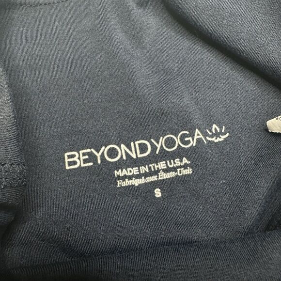 Beyond Yoga Legging Womens Small Blue High Waist Colorblock Training Workout - Picture 10 of 14